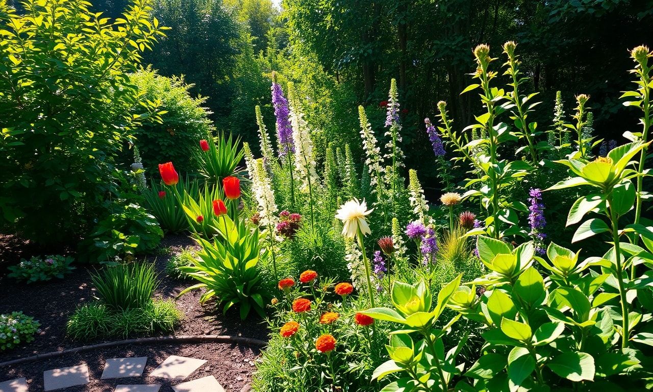 美しい手入れの行き届いた庭