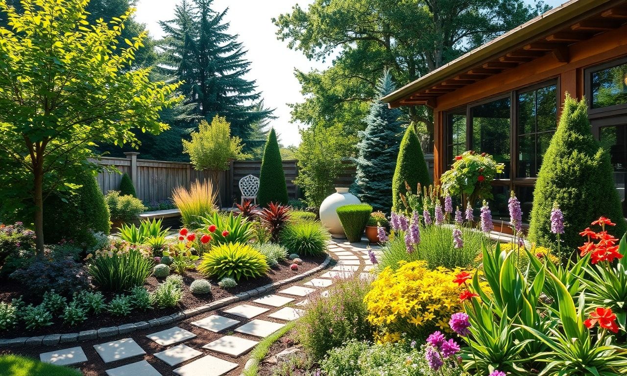 庭の雑草対策イメージ