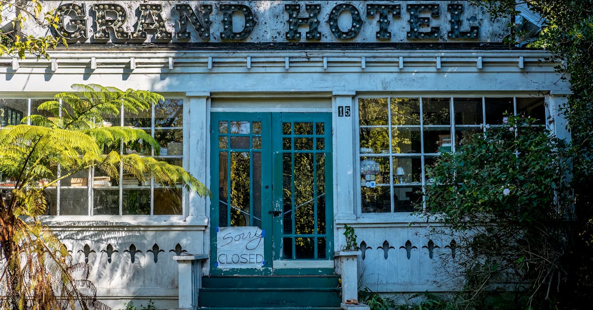 放置された空き家の庭の雑草