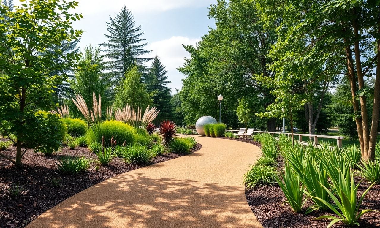 真砂土のお庭の風景