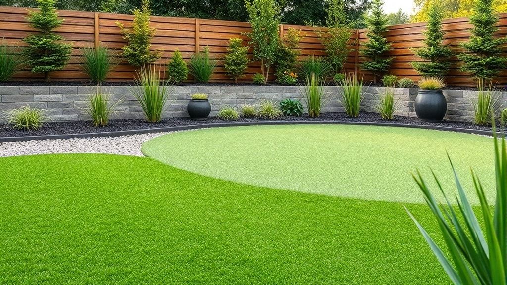 雑草対策された綺麗な庭