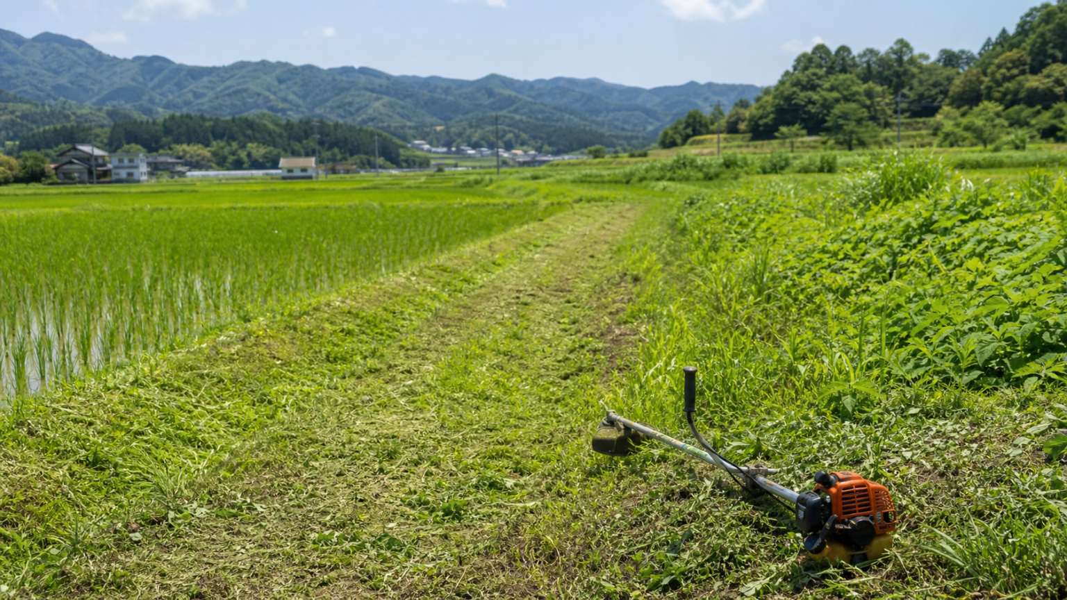 休耕田の雑草対策|年間管理と使い分け | 雑草対策ラボ