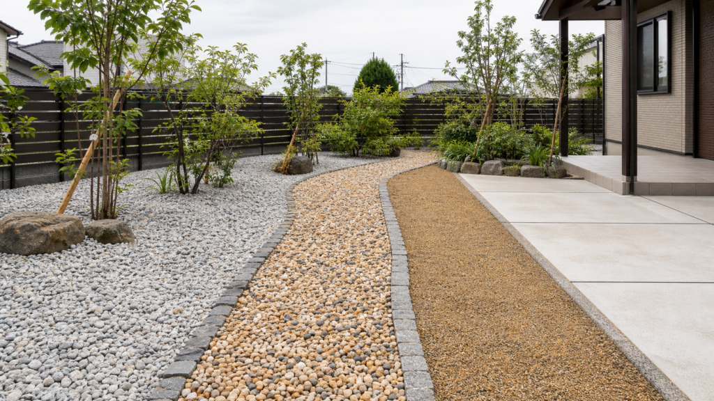 雑草対策の耐久年数と費用比較がわかる庭の施工例