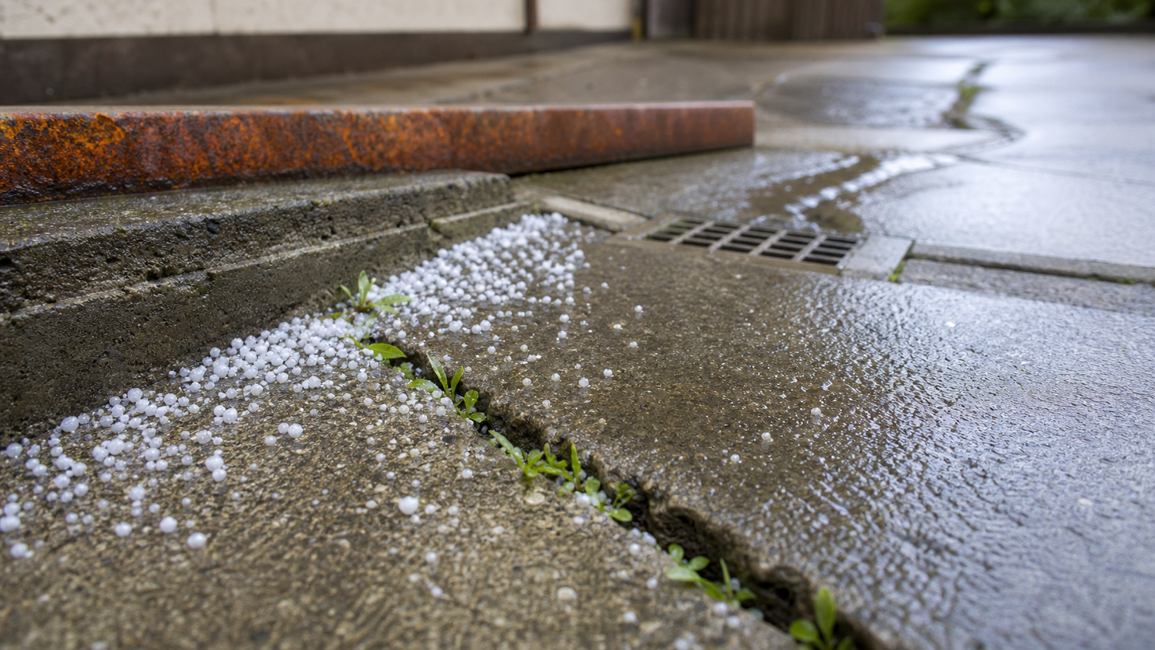コンクリート隙間の塩と排水への流出リスク